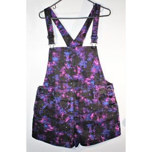 Hot Topic Blackheart Galaxy Shortalls Juniors XL
